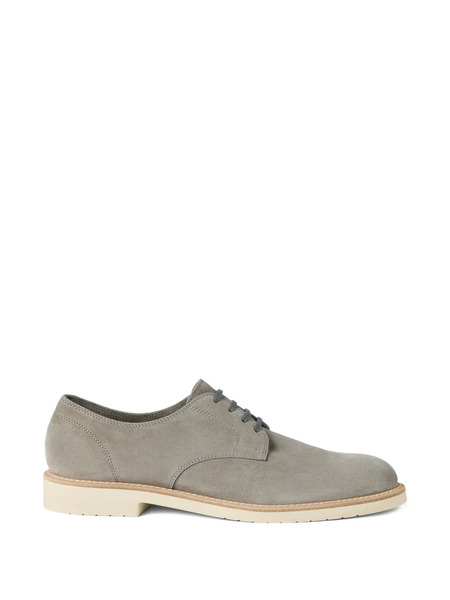  Brunello Cucinelli Suede Derby Shoes - Grey 