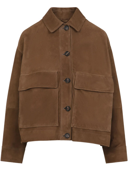  Brunello Cucinelli Suede Jacket - Brown 