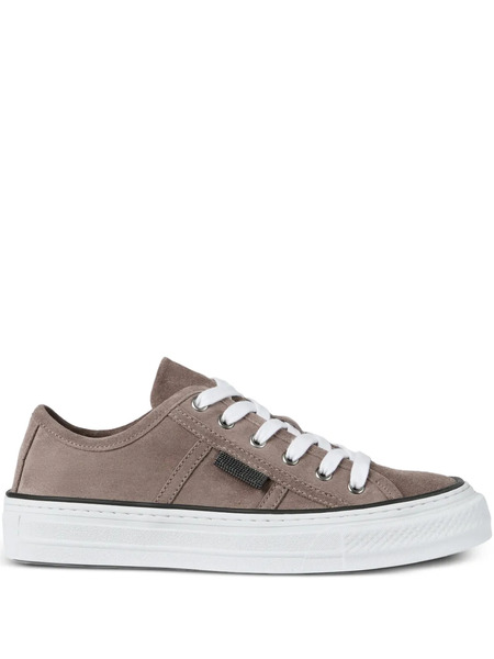  Brunello Cucinelli Suede Sneakers - Brown 