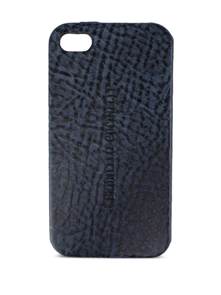  Brunello Cucinelli Textured Phone-case - Blue 