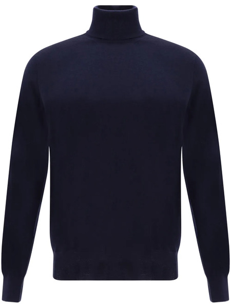  Brunello Cucinelli Turtleneck Cashmere Jumper - Blue 