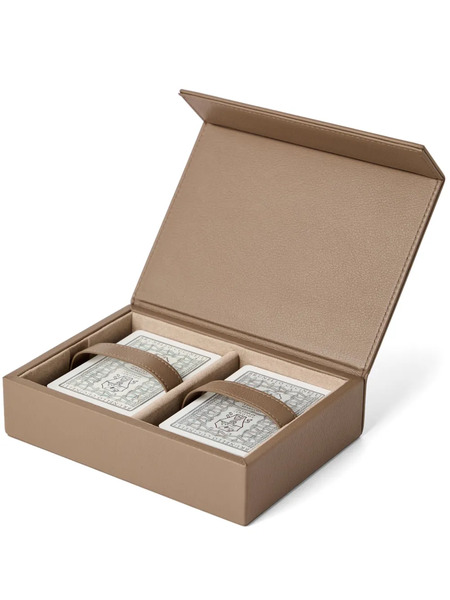  Brunello Cucinelli Watercolour-effect Cards (14.5cm X 6.5cm) - White 