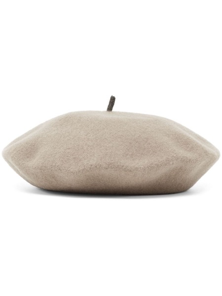 Brunello Cucinelli Wool Beret - Neutrals 