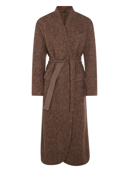  Brunello Cucinelli Wool-blend Single-breasted Coat - Brown 
