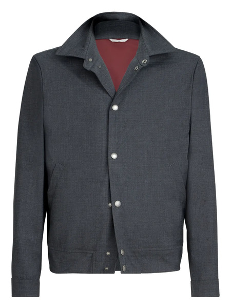  Brunello Cucinelli Wool Jacket - Grey 