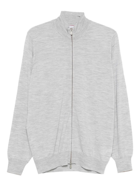  Brunello Cucinelli Zip Cardigan - Grey 