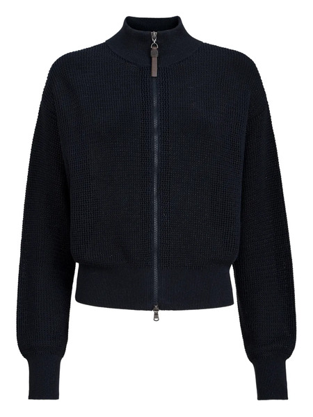  Brunello Cucinelli Zip-fastening Cardigan - Blue 