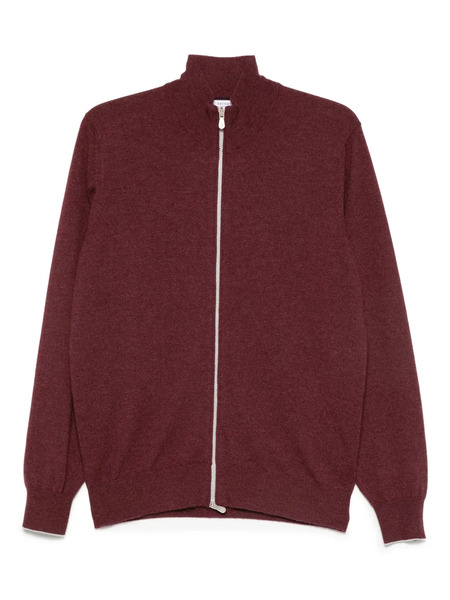  Brunello Cucinelli Zip-up Cashmere Sweater - Red 
