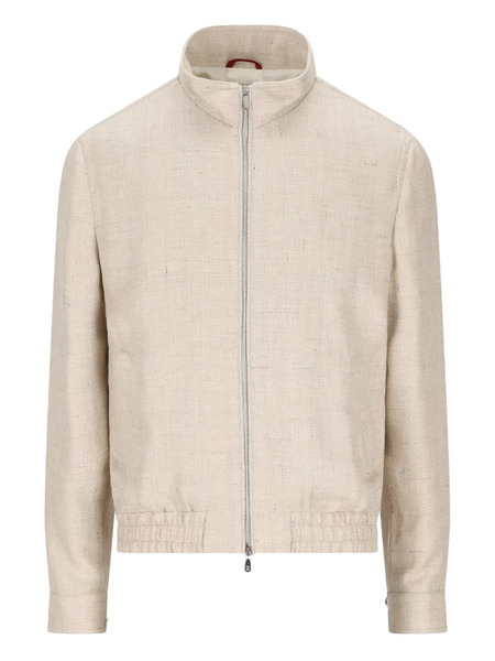  Brunello Cucinelli Zip-up High-neck Jacket - Neutrals 