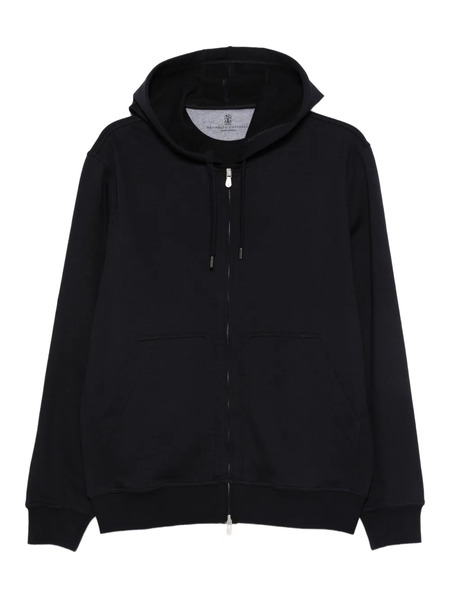  Brunello Cucinelli Zip-up Sweatshirt - Blue 