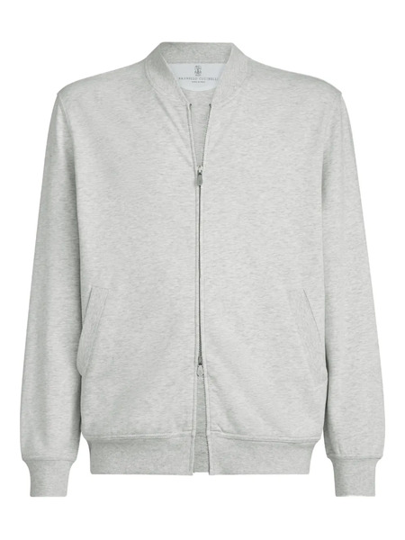  Brunello Cucinelli Zip-up Sweatshirt - Grey 