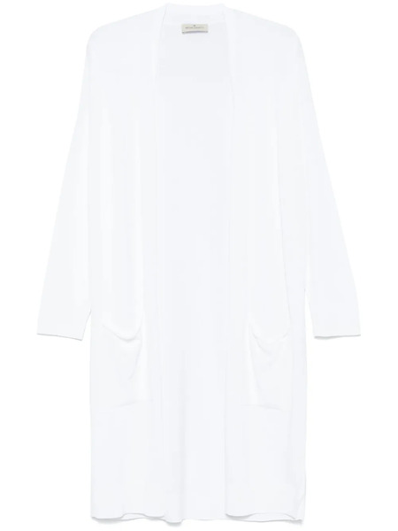  Bruno Manetti Fine-knit Coat - White 