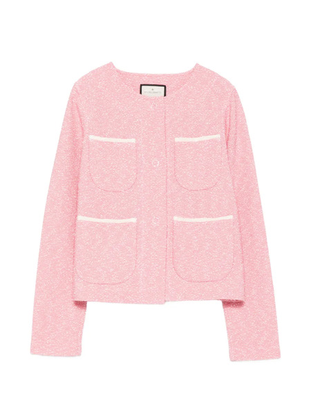  Bruno Manetti Pockets Jacket - Pink 