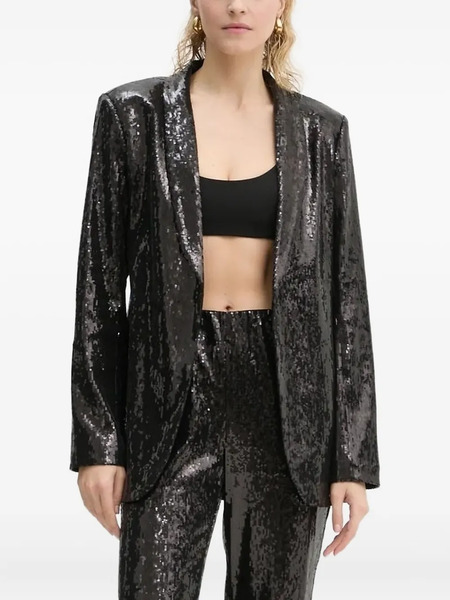  Bruuns Bazaar Daphnebbidaia Sequin-embellished Blazer - Black 