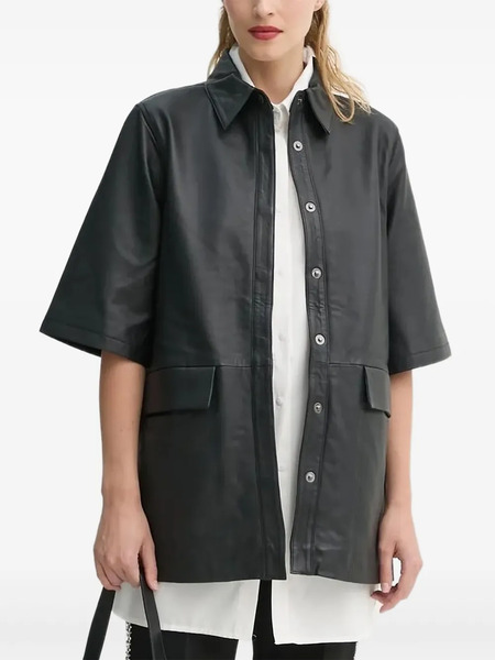  Bruuns Bazaar Short-sleeve Shirt Jacket - Black 
