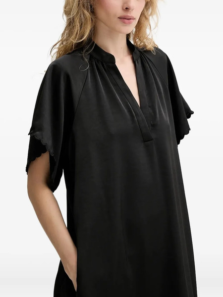  Bruuns Bazaar V-neck Dress - Black 
