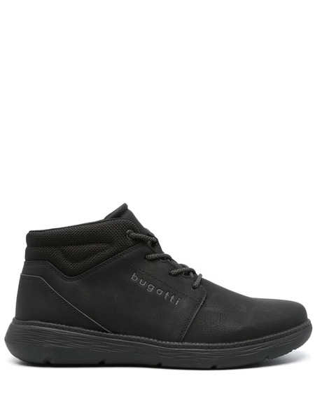  Bugatti Cedar Embossed-logo Boots - Black 