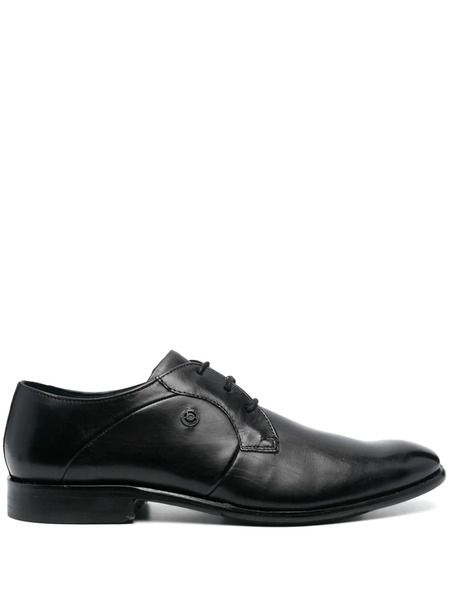  Bugatti Mansueto Flex Leather Oxford Shoes - Black 
