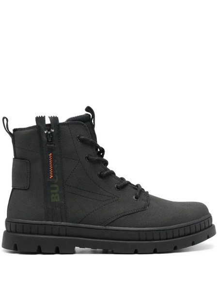  Bugatti Pallario Textured Boots - Black 