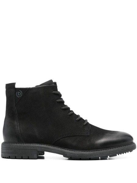  Bugatti Square-toe Ankle Boots - Black 