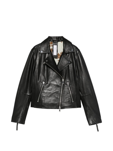  Bully Zip Lambskin Jacket - Black 