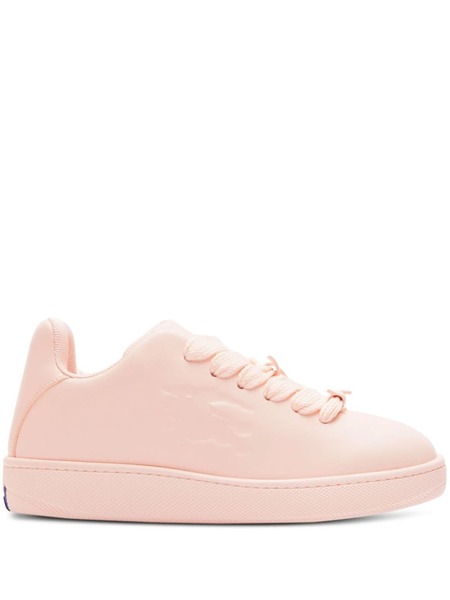 Burberry Box Leather Sneakers - Pink 