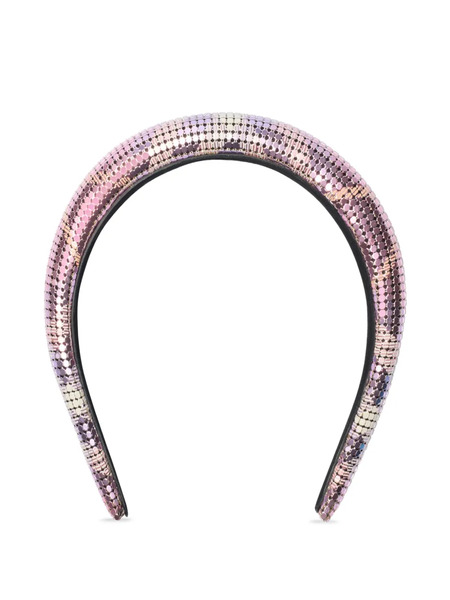 Burberry Check Mesh Headband - Pink 