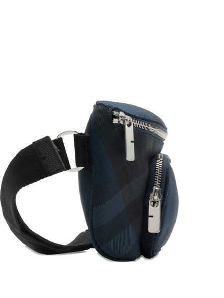  Burberry Check-pattern Belt Bag - Blue 