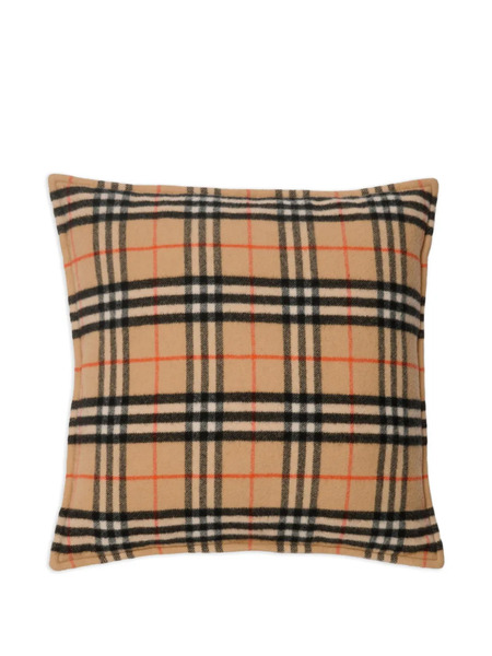  Burberry Check-pattern Cushion - Brown 
