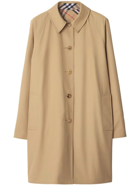  Burberry Check-pattern Reversible Trench Coat - Neutrals 