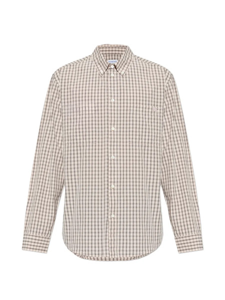  Burberry Check-pattern Shirt - Neutrals 