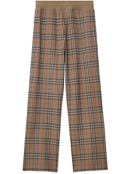 Burberry Check Track Pants - Neutrals 
