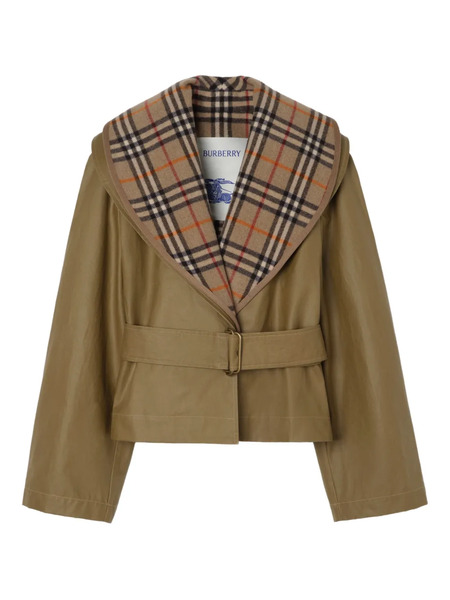  Burberry Check-warmer Jacket - Neutrals 