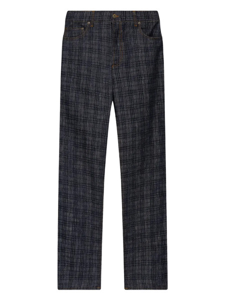  Burberry Checked Jeans - Blue 