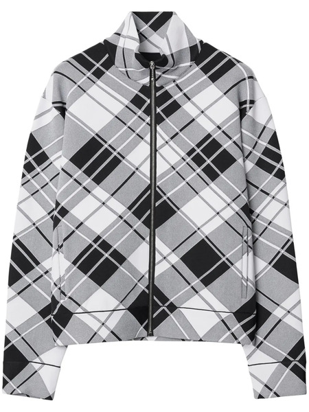  Burberry Checked Lightweight Jacket - Black 