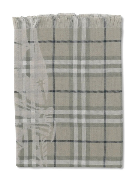  Burberry Checked Scarf - Neutrals 