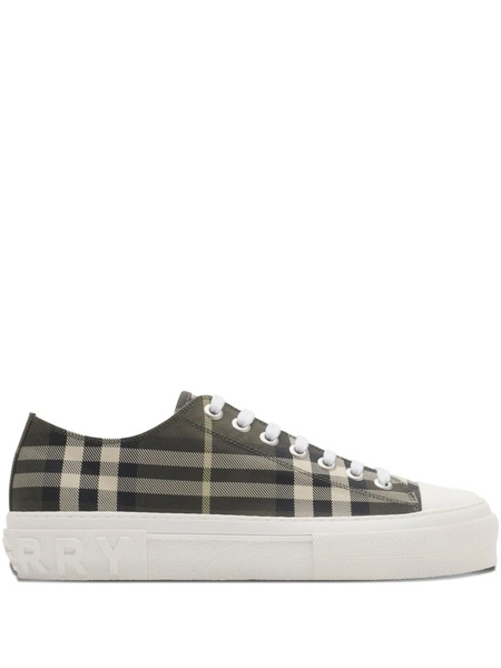  Burberry Checked Sneakers - Brown 