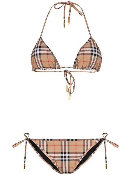  Burberry Classic Check Bikini - Brown 