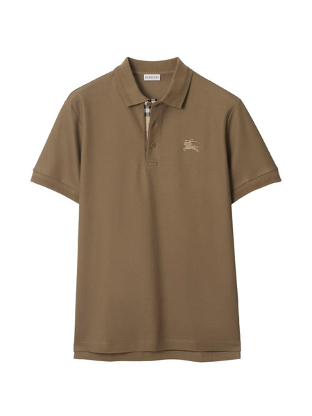  Burberry Cotton Polo Shirt - Brown 