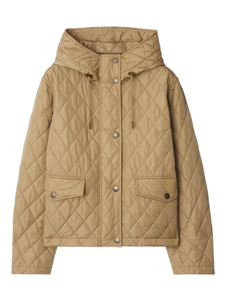  Burberry Cropped Quilted Jacket - Neutrals 