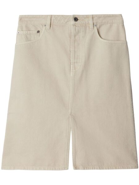  Burberry Denim Skirt - Neutrals 