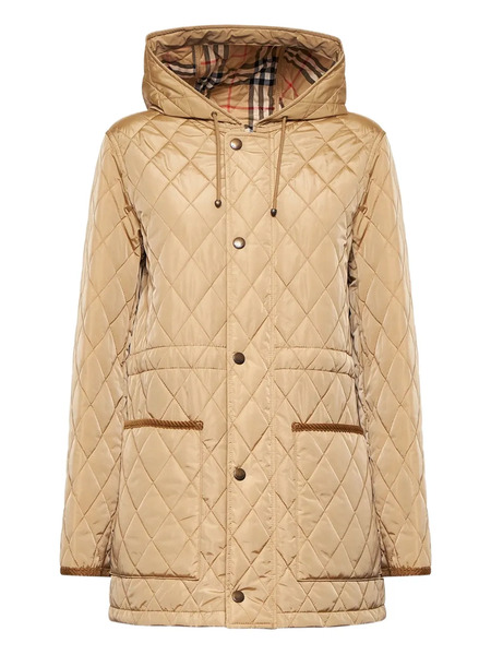  Burberry Devon Parka Coat - Neutrals 