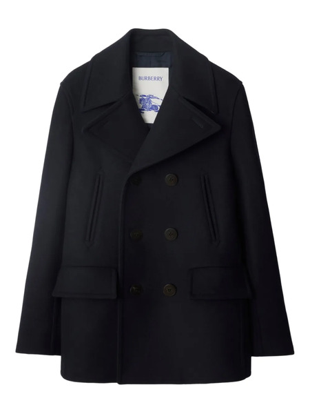  Burberry Double-breasted Peacoat - Blue 