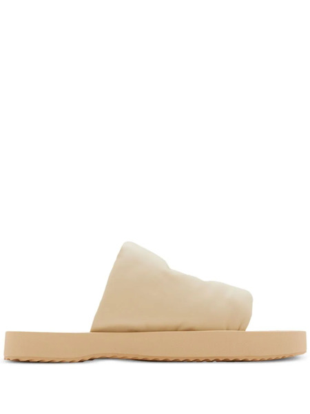  Burberry Ekd Slab Slides - Neutrals 