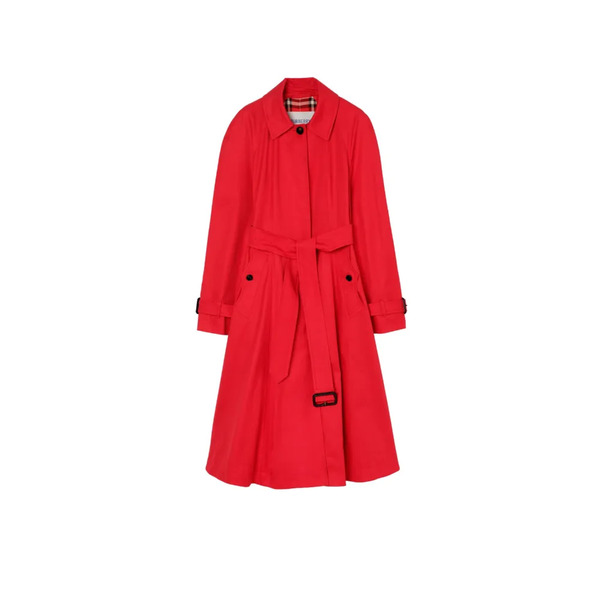  Burberry Ellingham Trench Coat - Red 