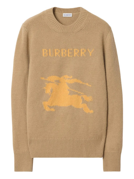  Burberry Equestrian Knight Jumper - Neutrals 
