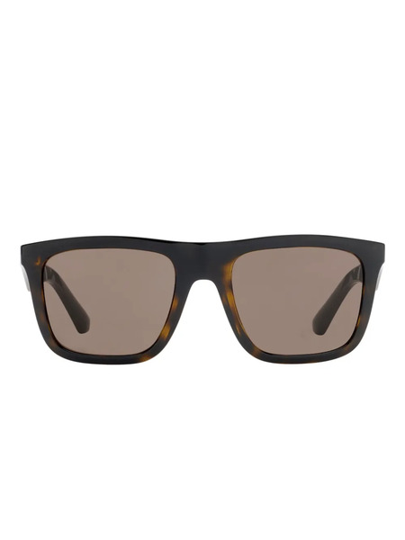  Burberry Eyewear Embossed Check Sunglasses - Brown 