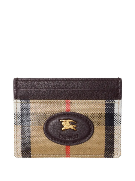  Burberry Highlands Card Holder - Neutrals 