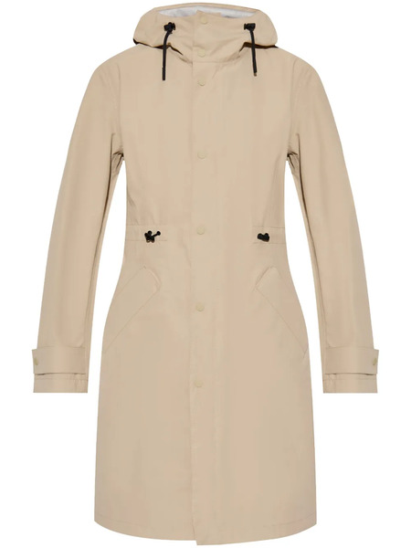  Burberry Hooded Waterproof Coat - Neutrals 