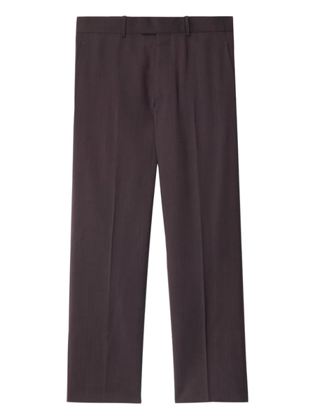  Burberry Hook-and-button Tailored Trousers 